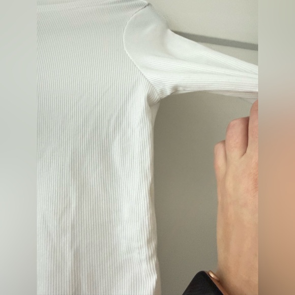 Wild Fable White Long Sleeve Crop Top - Picture 8 of 9